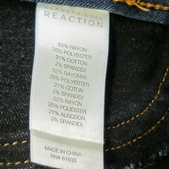Kenneth Cole Reaction Skinny Women's Denim Jeggings Size 10 - Picture 15 of 16